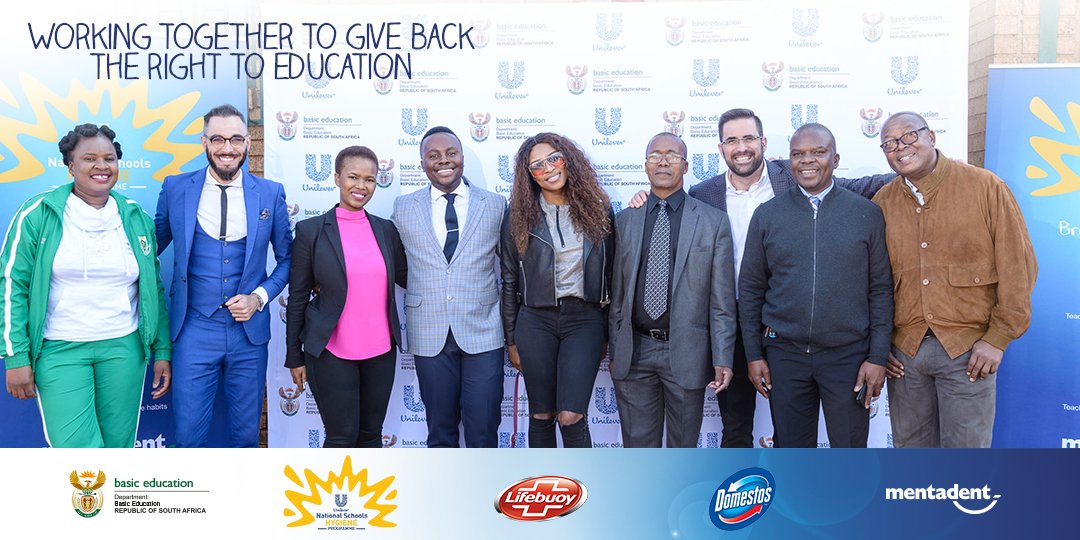 UnileverSA's tweet photo. Desmond Borrageiro, MD of Spar North Rand expressed excitement over the partnership between Spar & Unilever in the National Schools Hygiene Programme. This demonstrates the results of working collectively for our community and children. #brightFutureSA https://t.co/KLysb4lD3X
