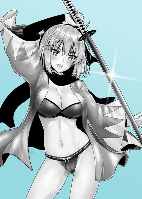 先日のライブ配信で描いた沖田。
沖田難民の方は、この絵をRTしてからガチャ回すと御利益があったりなかったり……しますたぶん。 