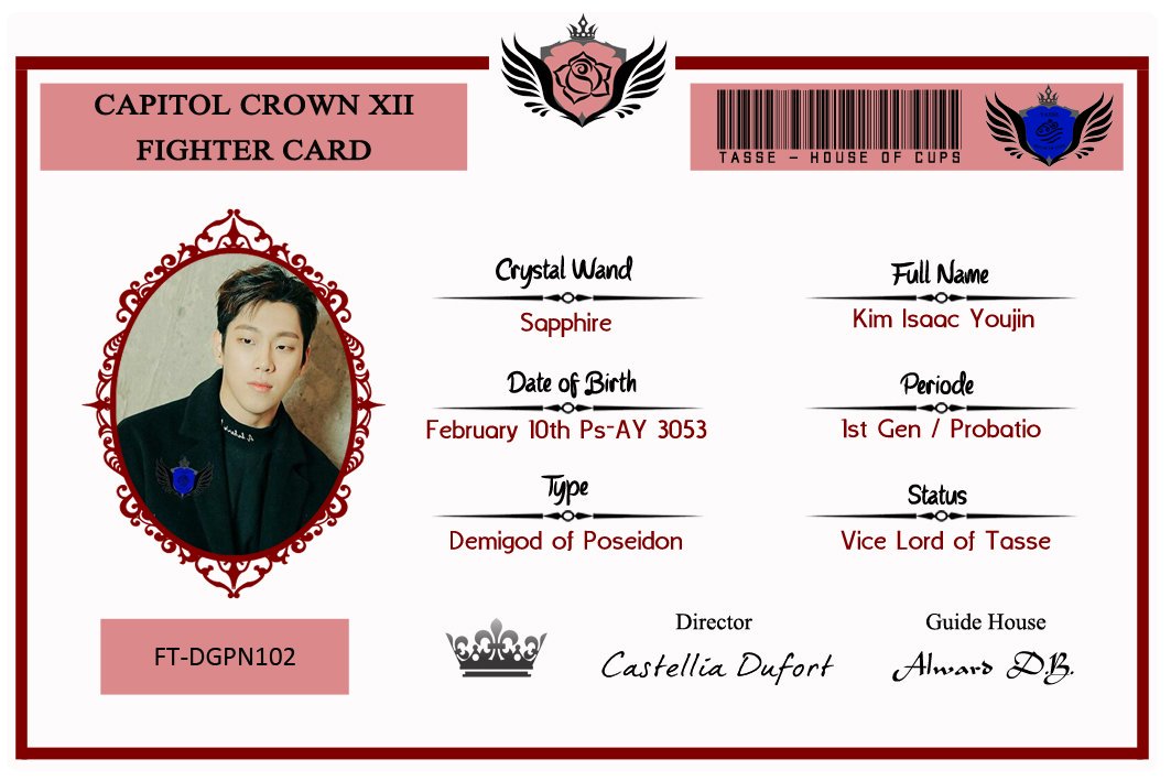CCXII_Secretary's tweet photo. @Oujins93 ( ID Card ) 

Kim Isaac Youjin 
FS-DGPN102 https://t.co/eS9HoeeRpx
