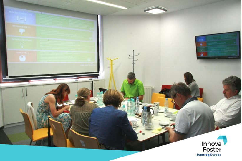 innova_foster's tweet photo. ❗Today in Torun there was a meeting of stakeholders of the Innova Foster project.

➡During the meeting, a preliminary diagnosis developed by the project partners was presented and a SWOT analysis for the KJ region was carried out in the context of startup development potential. https://t.co/4mkqAzpHkl