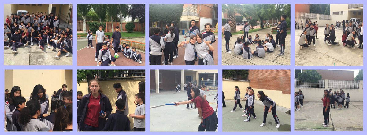nfernande13's tweet photo. @NAZARETSANBLAS Excelente trabajo de los alumnos de 2 ESO en la jornada deportiva de Primaria. Los pequeños han disfrutado un montón!!! https://t.co/oGhAnSaWEf