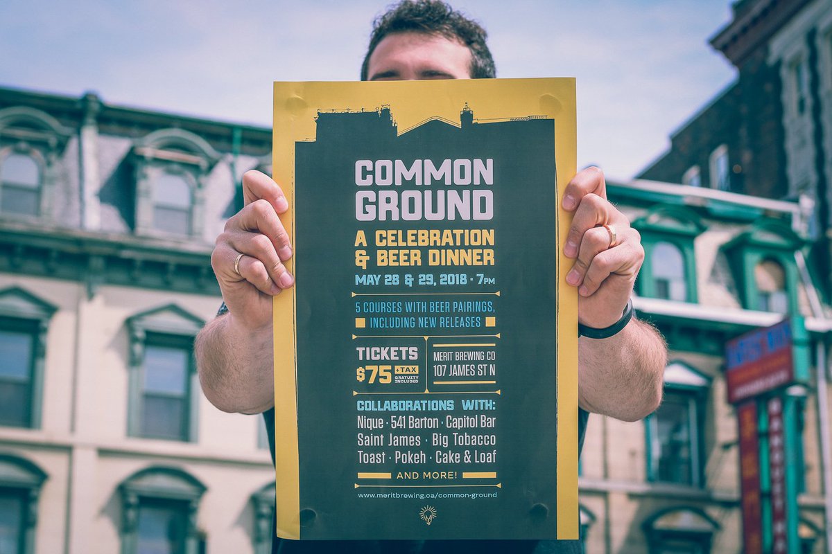 MERITBrewing's tweet image. Night 2 of Common Ground is tonight! We'll be prepping with @BTKitchen @stjameseatery @toasthamont @cakeandloaf for tonights feast so the taproom will be closed all day but Bottle Shop stays open!
