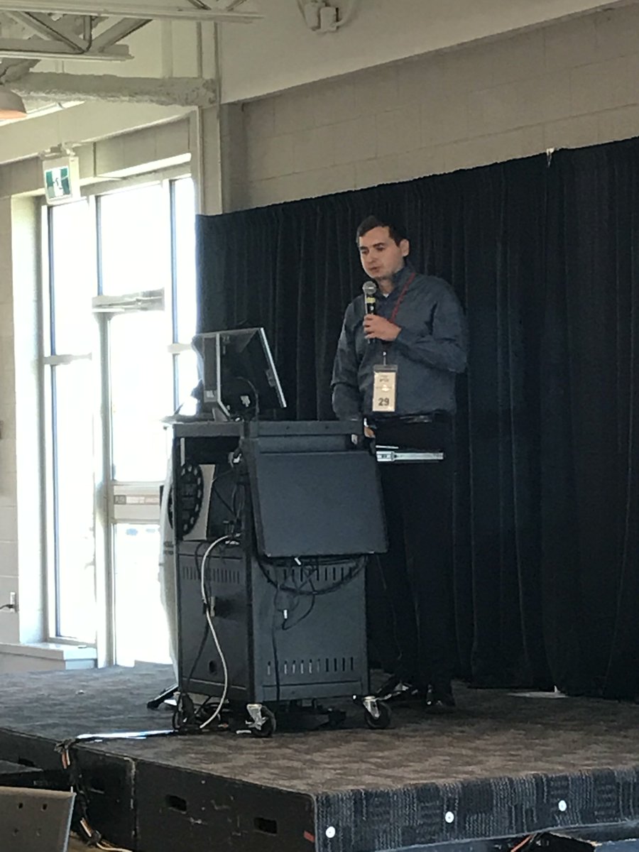 MohawkIDEAWORKS's tweet photo. @MohawkMedic's own Peter is presenting at the @TechAccessCDA Conference in Charlottetown PEI this week. Talking about best practices in knowledge mobilization and translation - including our annual #AppsforHealth conference! https://t.co/oLklg6aMmJ