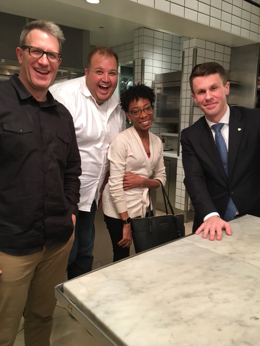 BlissGriffin's tweet image. When your fanciest foodie friend comes to visit, &quot;start with the oysters and pearls.&quot; #thomaskeller #latergram