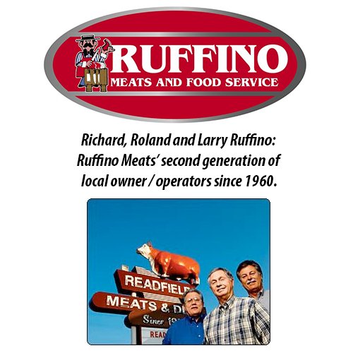 Richard, Roland and Larry Ruffino:  Ruffino Meats’ second generation of local owner / operators since 1960.
