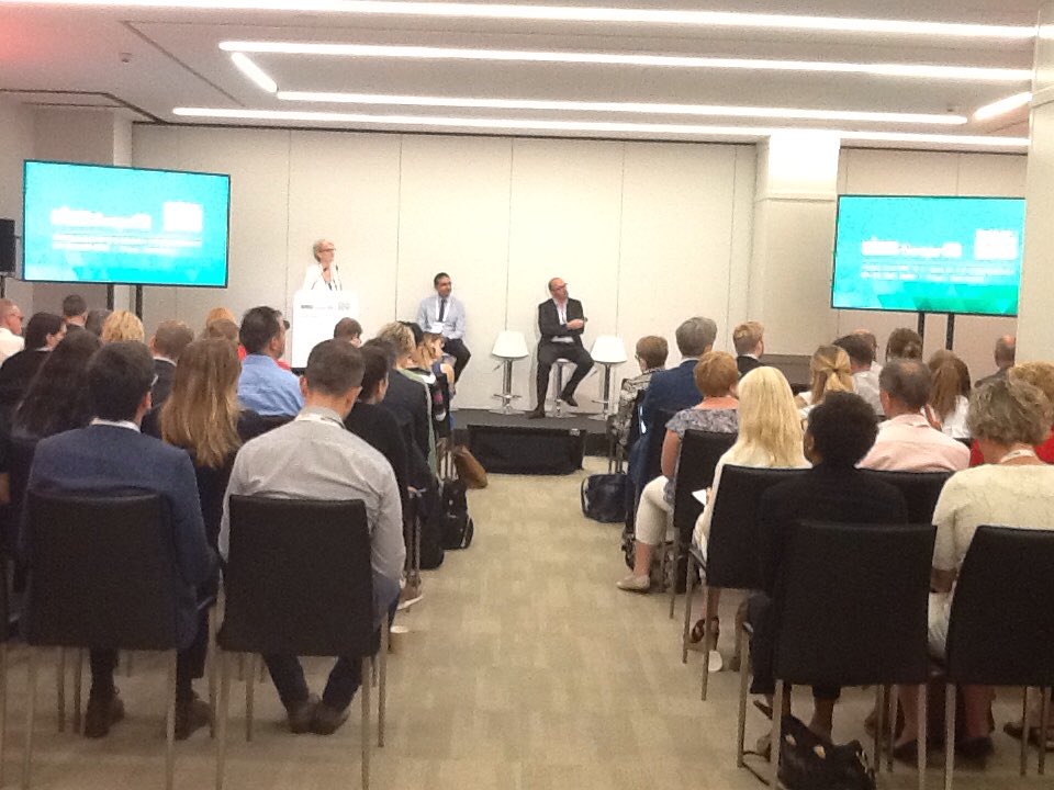 Interesting session on how to train and engage Patients, Clinicians and Care Communities #HIMSSEurope18 #Health2eu