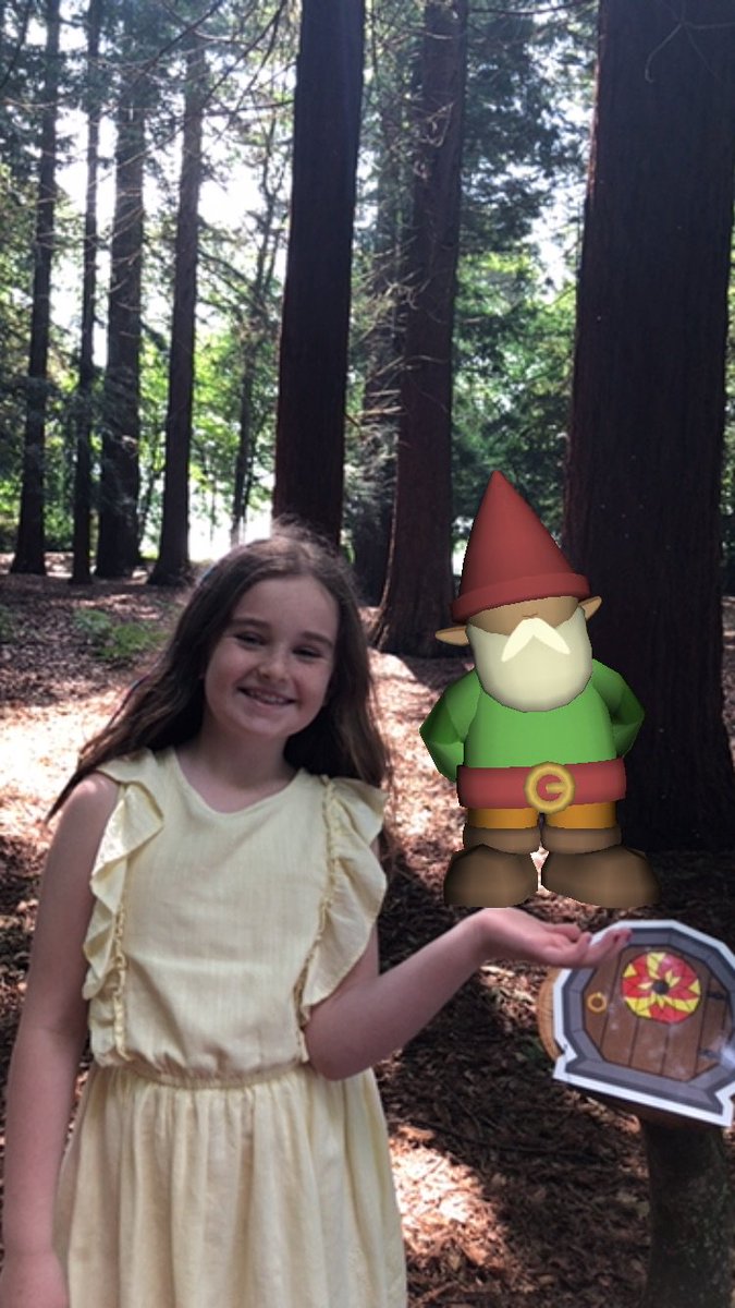 Great fun doing the #enchantedglen AR trail @weston_park today.