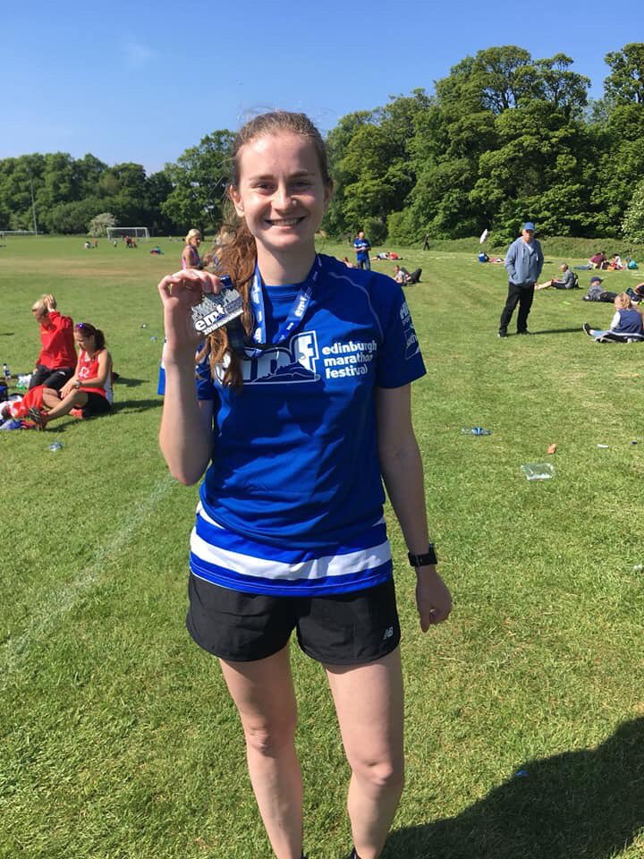 Well done  @RachelG1992 who ran the Edinburgh Marathon for our region! She’s so close to her target- can you help?🥇 justgiving.com/fundraising/ra…