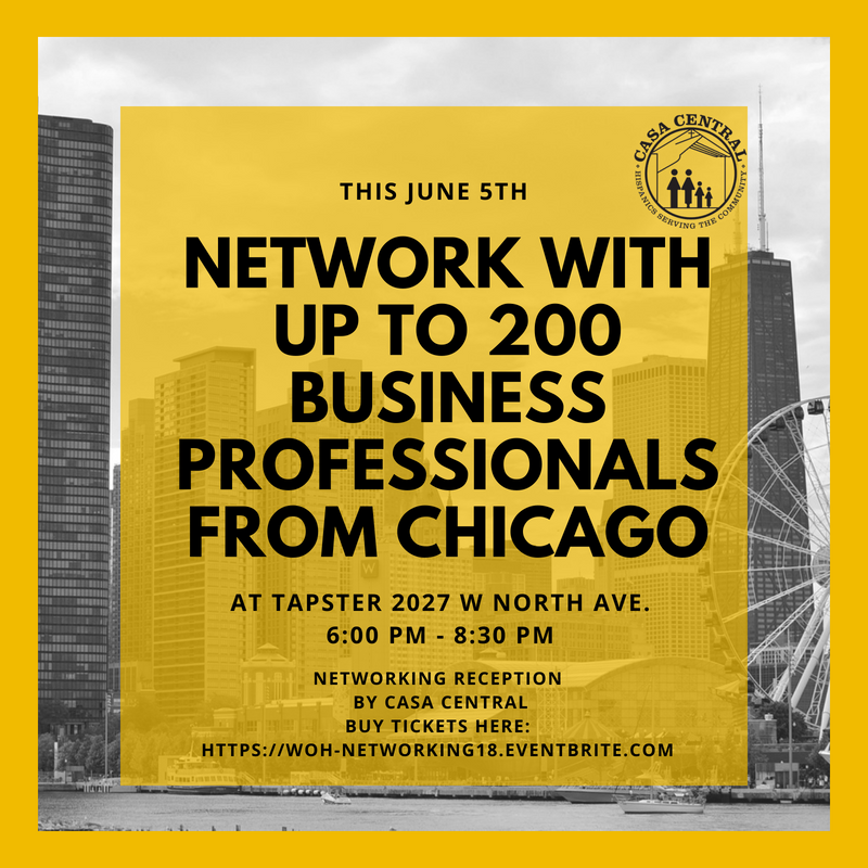 casacentral's tweet photo. JUST ONE WEEK AWAY. GET YOUR TICKET NOW: https://t.co/Qx1WiaBGgM #networking #chicago #foracause #ourcommunity #business #networkingchicago #wickerpark #humboldtpark #westtown #westloop #bucktown https://t.co/cSR5un3M6F