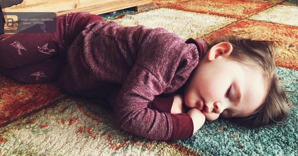 Alamy On Twitter Toddler Sleeping On Carpeted Floor The Earth