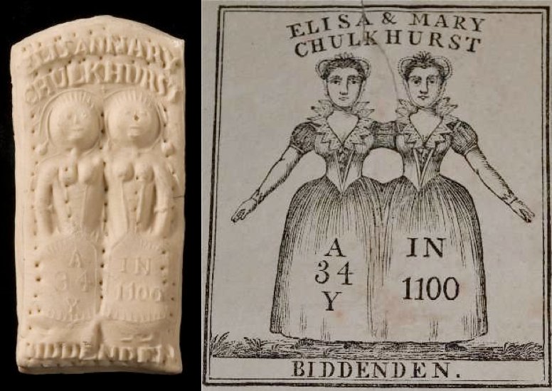 oldweirdbritain's tweet photo. In honour of #NationalBiscuitDay, raise a toast to the weirdest #British #biscuit of them all - the Biddenden Biscuit, featuring conjoined twins, the Biddenden Maids.
#folklore https://t.co/tNIgXnUbxM