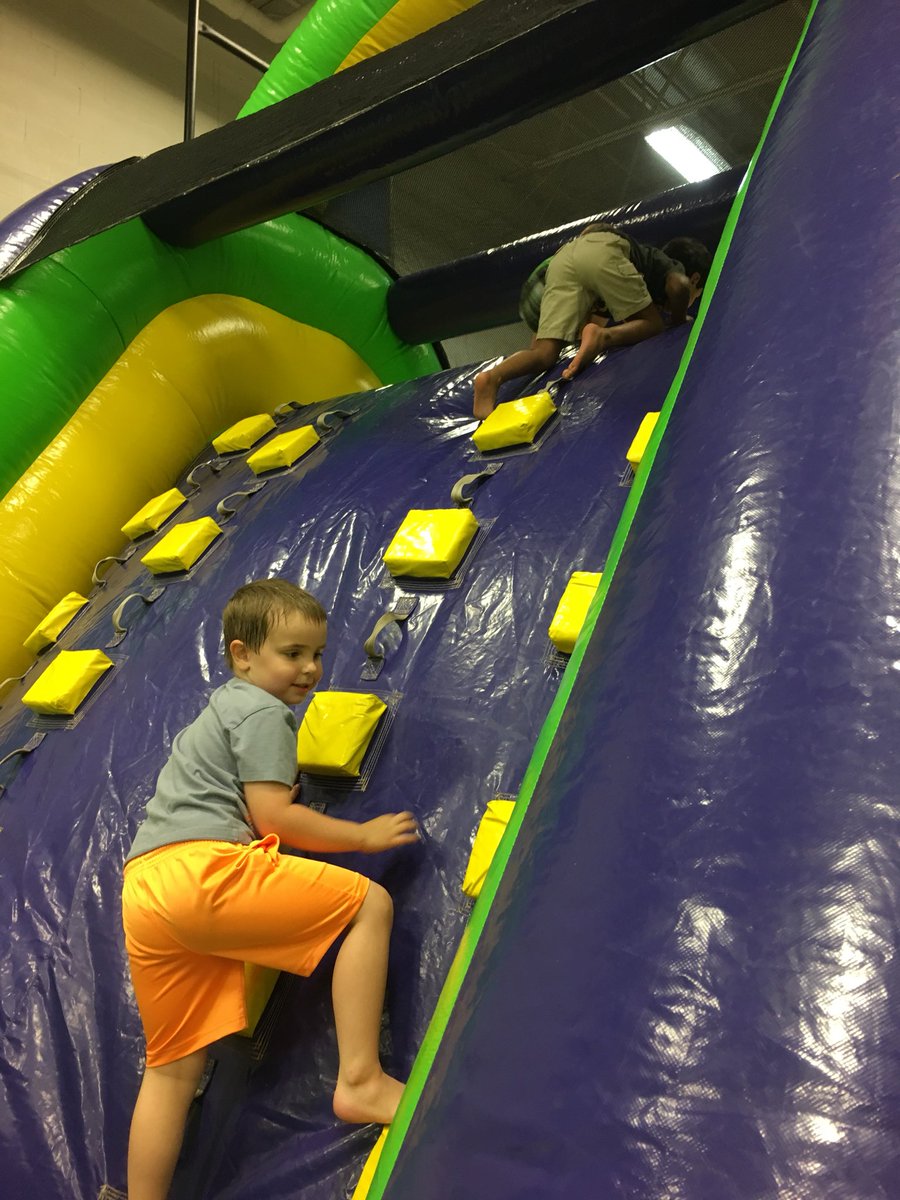 msprinceprek's tweet photo. Fun times in the bounce house for Pre-K friends. #Polserproud #lisdprek https://t.co/N57ldmK2T8