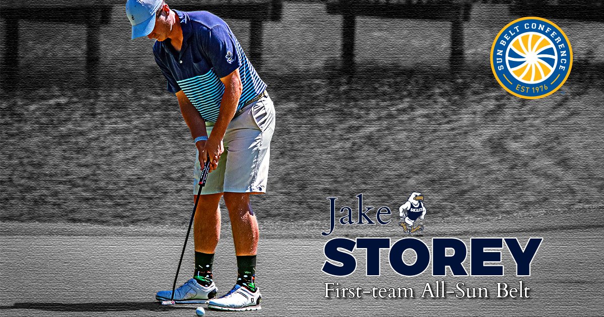 GaSouthernGolf's tweet photo. Congrats to @storeyjake_ on his second straight selection to the All Sun-Belt Team!
https://t.co/QVZQVqtL8B https://t.co/dhZswaQDqe