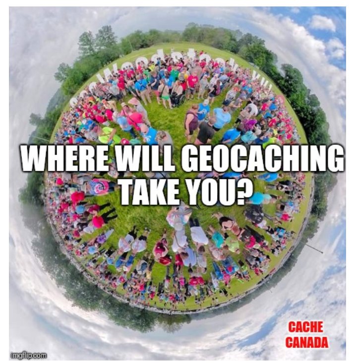CacheCanada's tweet photo. Cache Canada! When you @GoGeocaching  Where will Geocaching take you? To America's first GIGA?
#Geocaching_TT #CacheCanada #USGeocachingHour
#geocaching #geowoodstock
#gigastock https://t.co/kqTt4sBASR