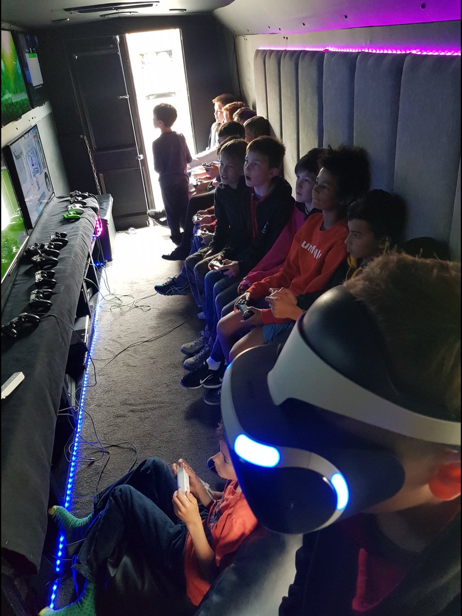 thegamezbus's tweet photo. Throwback to last weekends Gamezbus party! Why not book your very own party or event this summer at https://t.co/lYp4BmPgzQ 👾🎮 https://t.co/Wt5zmqM7tG