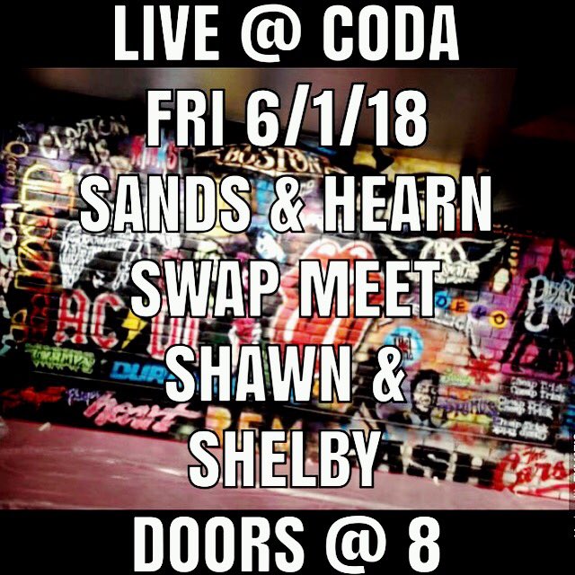 SwapmeetBand's tweet photo. This Friday in Tremont Swap Meet makes their debut @coda_tremont ! We play along with some incredibly talented folks as well !! @sandshearnmusic @shawnandshelby  #clevelandlivemusic #codatremont #tremont #livemusic #ohiomusic #music #americana https://t.co/PQwqSS99G1