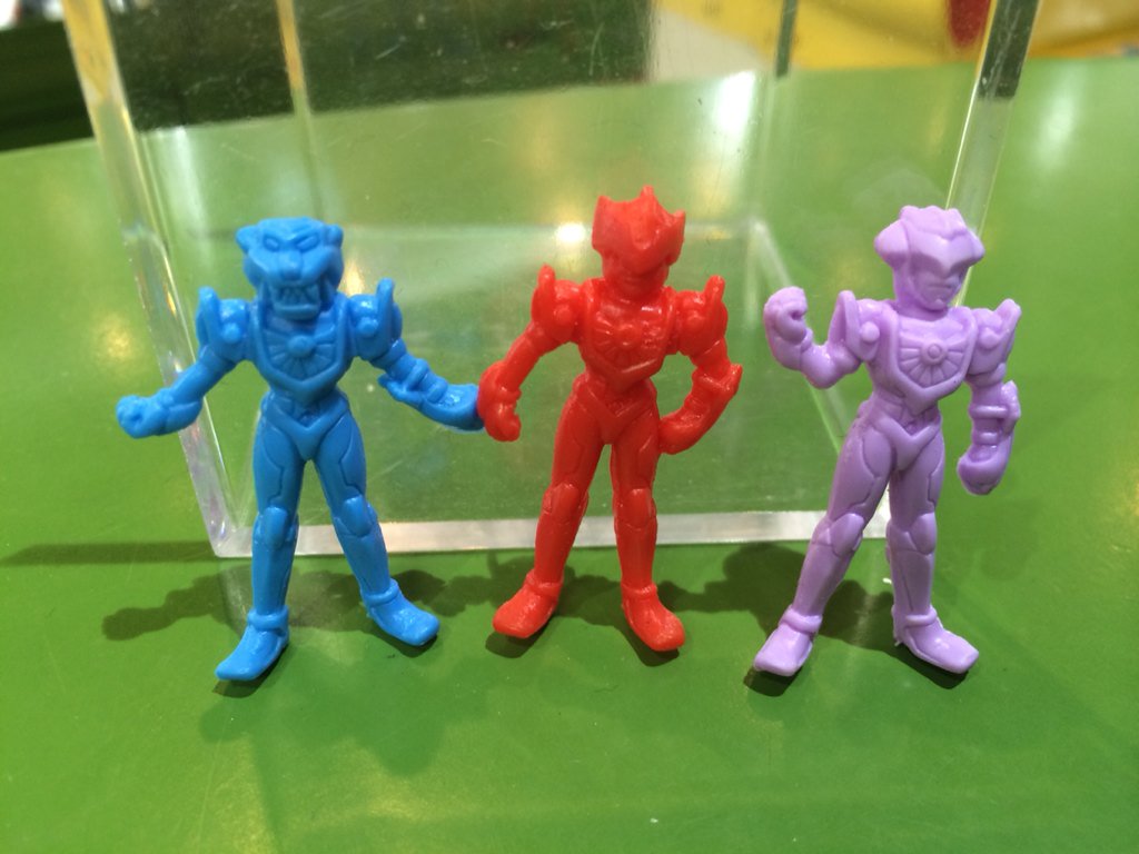 ミクロマン ソーセージ消しゴムなり〜☆スレンダーキャラが味わいある