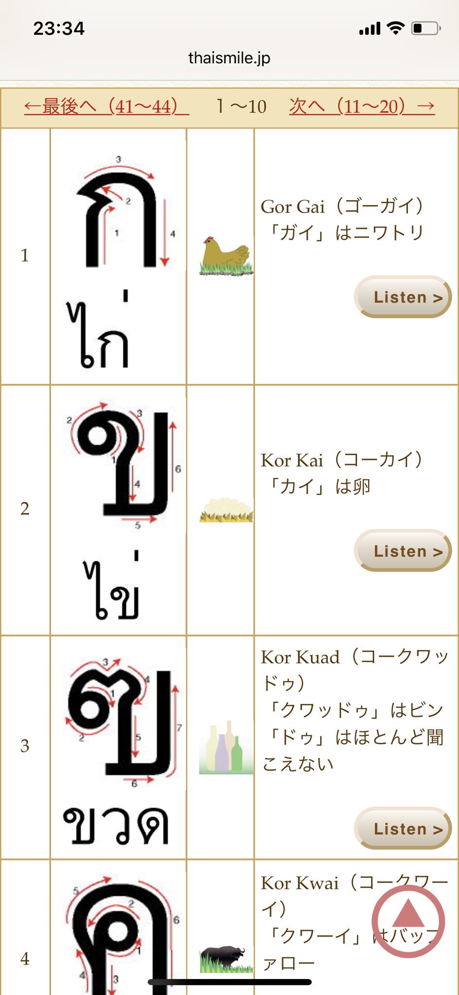 かみやん タイ語ってすごく文字が可愛いよな と思いタイ語入門を読んでみた T Co H6sknnhxde Twitter