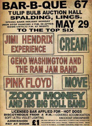 A stellar line-up for this multi-artist show in 1967, held on a UK public holiday: