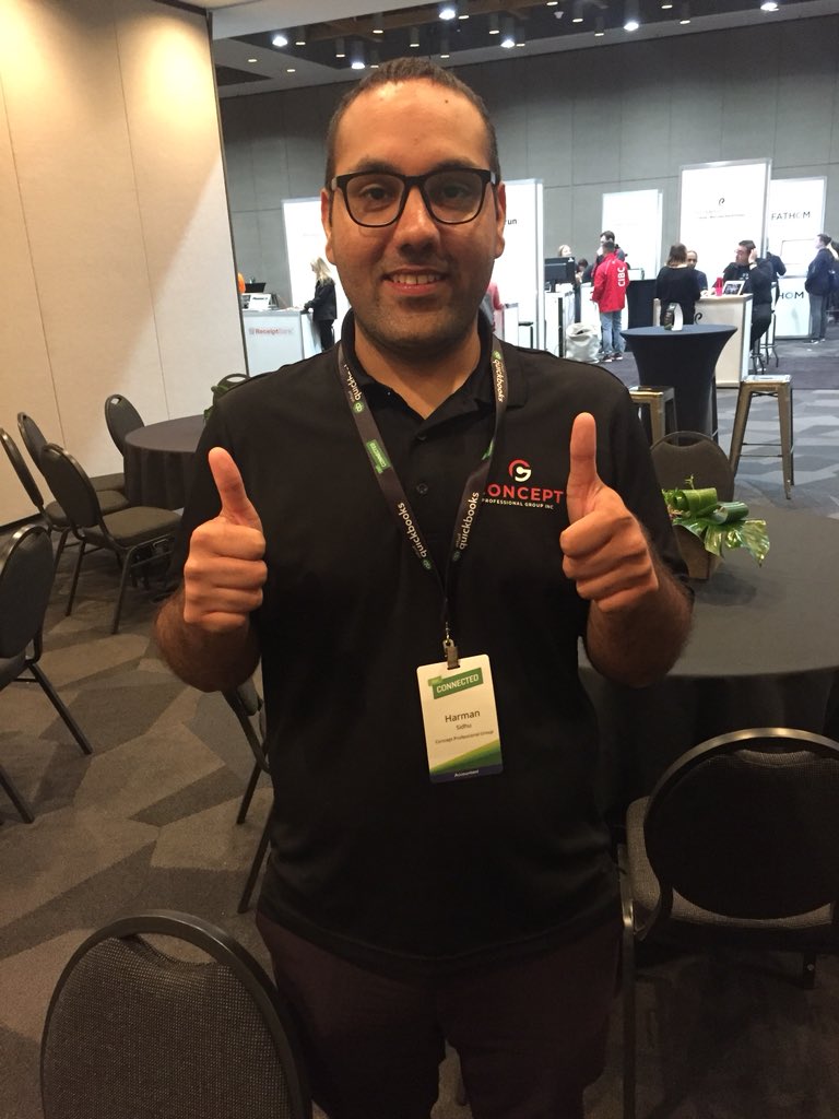 Our newest team member <a href="/harmanDsidhu/">Harman</a> just completed his #proadvisor testing and is now a member of the elite club! Thumbs up Harman! We’re SO proud of you!!! #GetConnectedCA <a href="/IntuitAcctsCA/">Intuit Accountants Canada</a> <a href="/QuickBooksCA/">Intuit QuickBooks Canada</a>