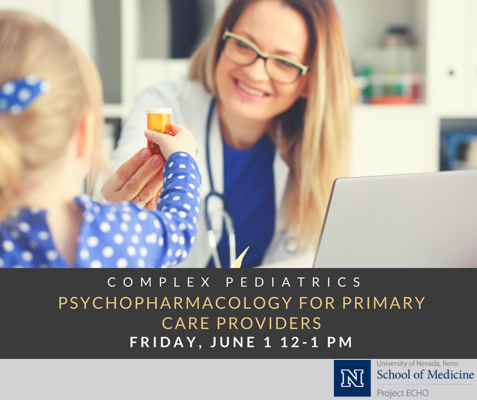 ECHONevada's tweet photo. Complex Pediatrics will kick off at 12 PM this Friday! For this ECHO, we will be discussing Psychopharmacology for Primary Care Providers! #complexpediatrics #projectechonevada #makinghealthhappen

To register, click here: https://t.co/okI8Xu6iHO https://t.co/WFVTqszoSA