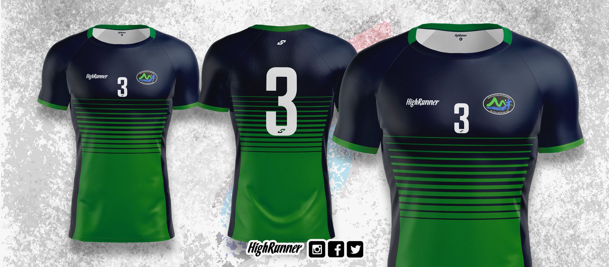 High Runner on "👕🅽🆄🅴🆅🅰🆂👕 Presentamos nuevas camisetas @ACHLS1 para los próximos torneos argentinos 🤾‍♂️🤾🏽‍♀️. ¡Orgullosos acompañarlos #highrunner #handball #balonmano #lagosdelsur #camisetas # diseño #calidad https://t ...