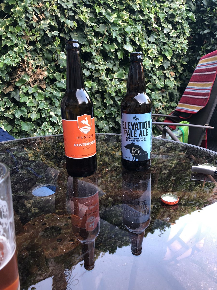 arilo76's tweet photo. My two beers for tonight @KinnegarBrewing @WWolfBrewery #beer https://t.co/8hpPfs8Ikp