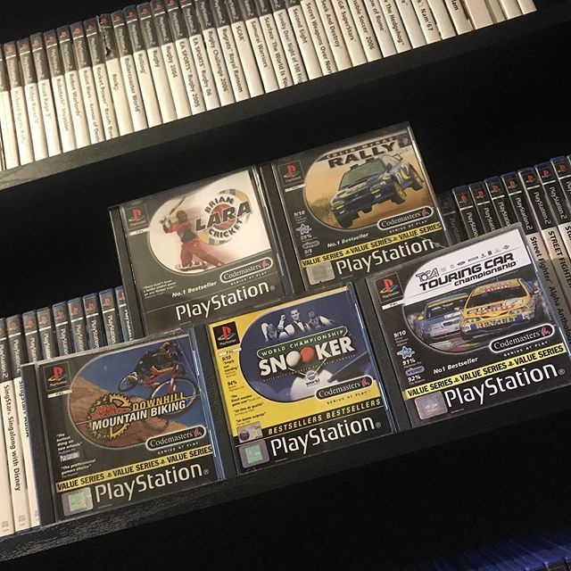 theretrogamecol's tweet photo. #codemasters #bestsellers #valueseries variants for the #sony #playstation #ps1 #retrogaming https://t.co/kbFnVaCmHE https://t.co/TdQVfWzaXS
