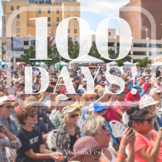 NCFolkFestival's tweet image. We&apos;re 100 days away from the festival!! 🎉 3 days, 5+ stages, 300 artists, and no tickets needed! Thousands of smiling faces and dancing people – a weekend where the fun and discovery never stops. Save the Date for the 2018 #NCFolkFest! Sep 7-9, 2018 … ift.tt/2H03AUt