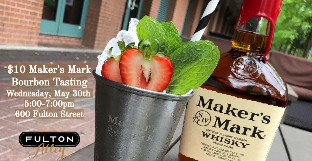 Join us tomorrow for our $10 Maker's Mark Bourbon Tasting! Purchase your tickets today: eventbrite.com/e/10-makers-ma… 
#NCORE2018