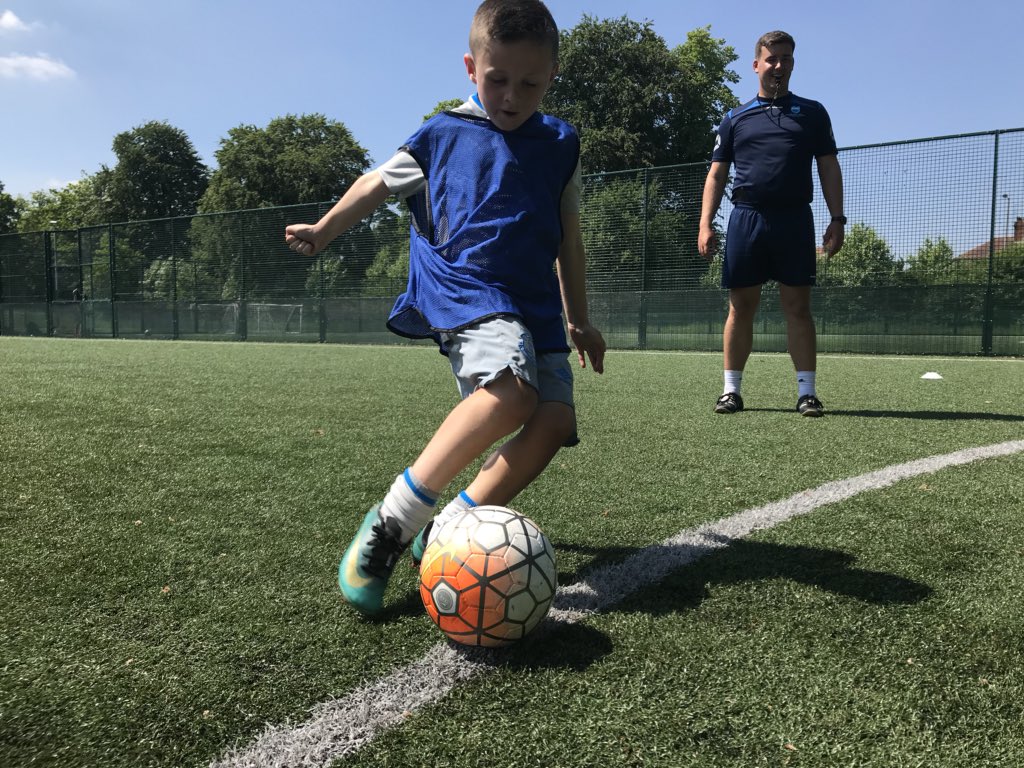 What a great first day at camp today! There are still places left for your child to book onto our Football camp at Cardinal Heenan school. DM or text/call 07446873983 for any more information. ⚽️ #football #halftermcamps