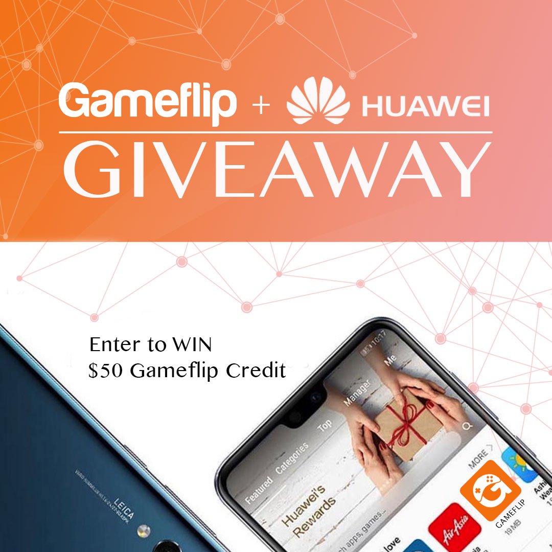Gameflip's tweet image. 🎉 @Gameflip app will be featured on @HuaweiMobile AppGallery across Europe and Latin America. 

To celebrate the partnership, we are launching a $500 GIVEAWAY!  $50 USD Gameflip Credits to 10 lucky winners!

Enter NOW:  gleam.io/KO1oB/500-game…