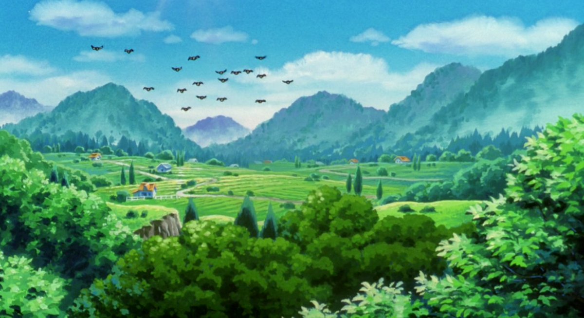 Anime Background Art on Twitter: "Pokémon 2000 - The Movie ...