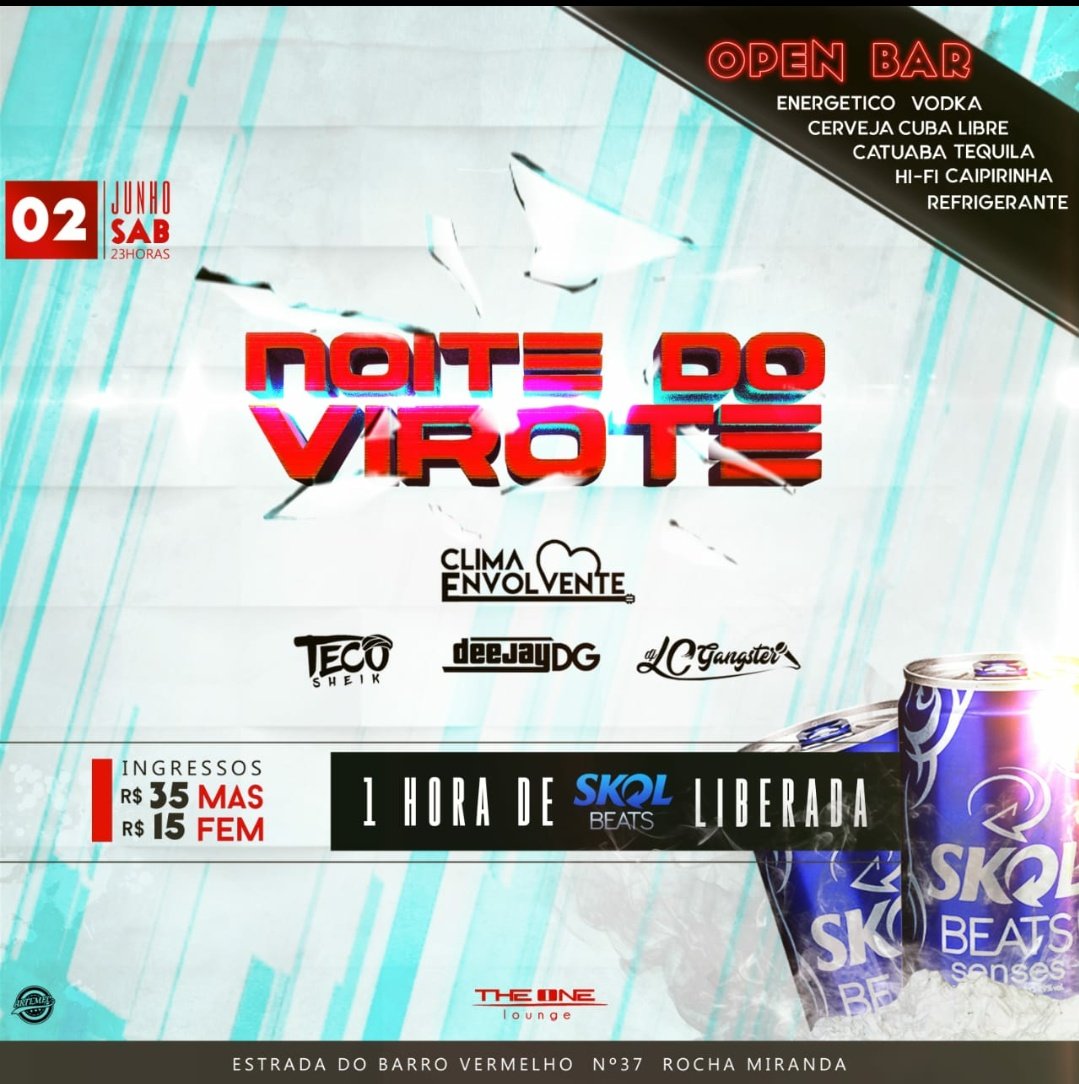 AturaousurtaOFC's tweet image. O MELHOR OPEN BAR TA DE VOLTA CARALHO!!!!
VEM C NÓSSSS 
#NoiteDoVirote