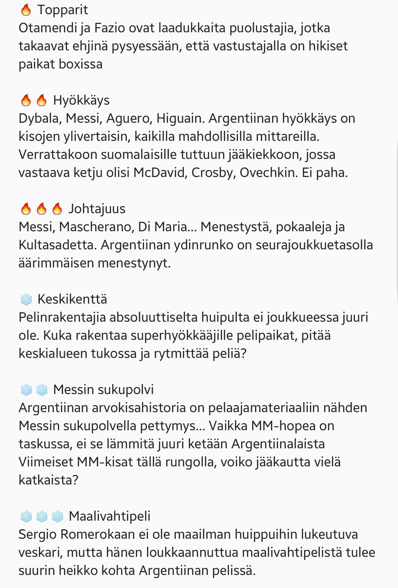 UrheilijaPenkki's tweet photo. Nyt olisi vuorossa PenkkiUrheilijan iltasatu. Voisiko jokainen kääntää katseesa #fläppitaulu lle niin kerromme teille tarinan suuresta ja mahtavasta Argentiinasta. Joukkue sisältää toisen maailman parhaista eli kyseessä laatukamaa. #MMfutis #mmfudis #messi #maradona 🇦🇷🇦🇷 https://t.co/6WEU5ic47v