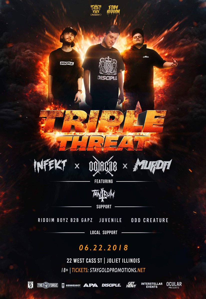StayGoldChiCrew's tweet photo. Prepare yourself for the Triple Threat!

🎫https://t.co/AbcQxB21NT https://t.co/sg0hIFmCEb