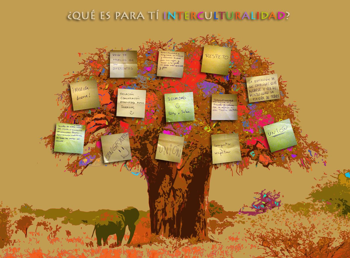 costa_penalver's tweet photo. ¿Qué significa para ti interculturalidad? 💙🌏💚

Para mí es "un mundo ideal repleto de colores donde todos se mezclan en un lugar llamado Tierra De Nadie"
#interculturalidad #educación #sfeucam18 https://t.co/zn9UDn9KZe