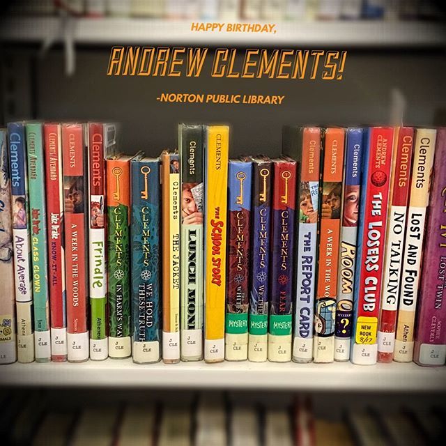 Happy birthday, Andrew Clements!  