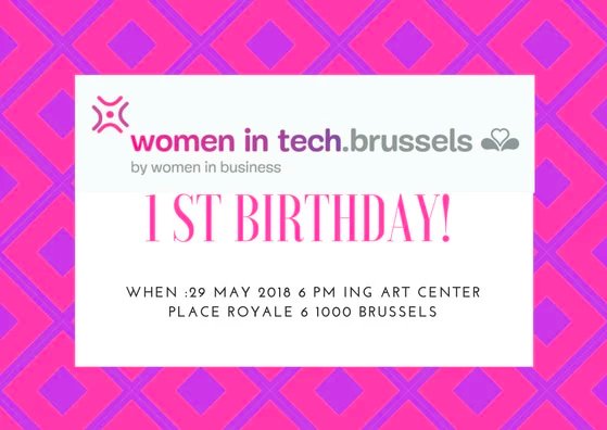 co_station's tweet photo. ✨ Never underestimate the power of a girl who knows what she wants! 🎂 Happy 1st Birthday to this #amazing #initiative https://t.co/I6Z6HzVN8Z 💃You rock girls #WIT #Brussels #nexttechbrussels @WIB_brussels @louasgood https://t.co/rYhnetjMBj