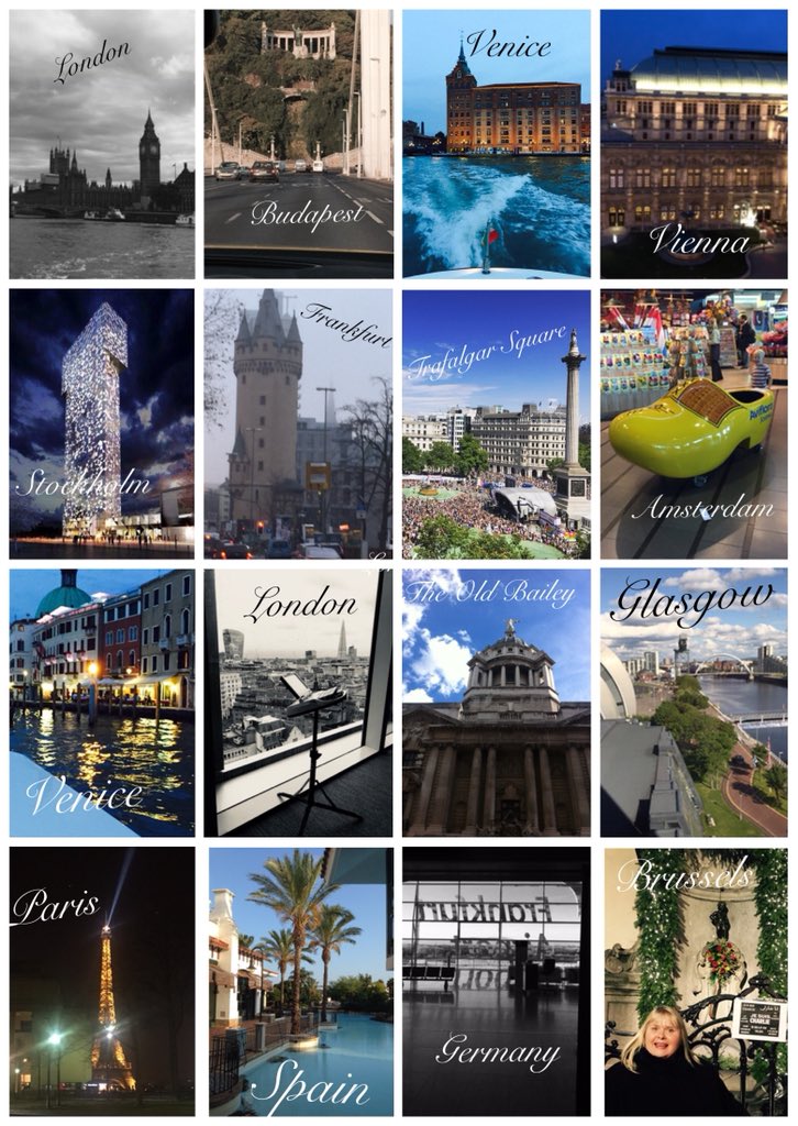StenoPrincess's tweet photo. Just some of the fabulous cities I’ve worked in since moving to #London fr #Australia c.1995. Life’s never boring, I’ve met some truly inspiring people and have made many lifelong friends! 
#TravelTuesday #stenotravels #CourtReporterEurope #law #arbitration #depositions #captions https://t.co/NvBtp58869
