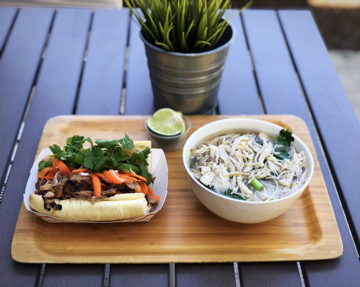 Lunch Special!  1/2 any Banh mi AND any small bowl for only $8.75!!  Perfect excuse to finally try our Banh mi!  (Tues-Fri 11am-4pm) #lunchspecial #61pho #vietnamesesub