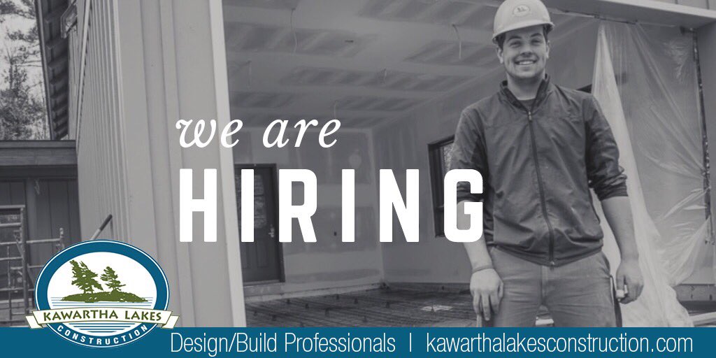 Seeking more than just a job, but an opportunity to join a team where you can grow your career path &amp; refine your skills?

We would love to meet you! goo.gl/EKGCzk

#ptbo #kawarthas #jobs #hiring #construction #ConstructionJobs
