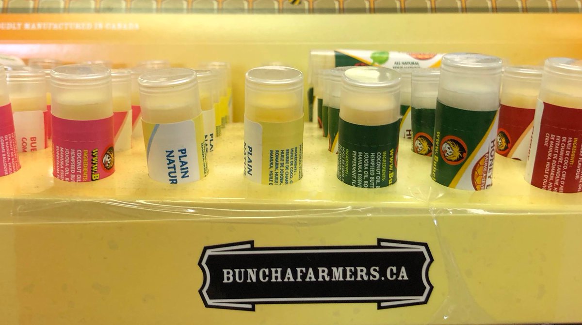 Protect those lips with ALL NATURAL Buncha Farmers Honey Lips Lip Balm. Lots of flavours to choose from! #kidtokidmississauga