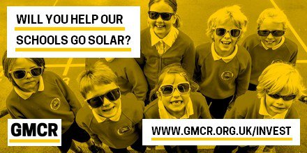 WeAreGMCR's tweet image. SHARE OFFER NOW OPEN! Don&apos;t miss your chance to invest in GMCR and help us fund #solar arrays on four more primary schools. Minimum investment £100. Share interest up to 4% p.a. Share offer closes 30 June. Find out more at: gmcr.org.uk/invest 😎☀️🏫💡 #communityenergy