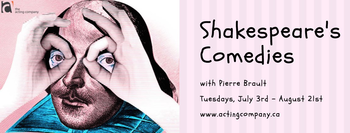 Come laugh it up with Shakespeare this summer! <a href="/Pierre__Brault/">Pierre Brault</a> unpacks Shakespeare's funniest plays. Register today: