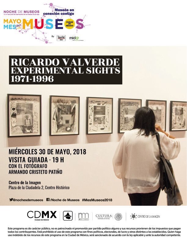 ObturadorMX_'s tweet photo. #NoDejesDeIr a la #NocheDeMuseos #Mañana a las 19:00 hrs. en @cimagen para la #VisitaGuiada con Armando Cristeto para ver #ExperimentalSights 
📷 https://t.co/E9Mcrq23z9 #MesMuseos2018 https://t.co/8ph7ib34WJ
