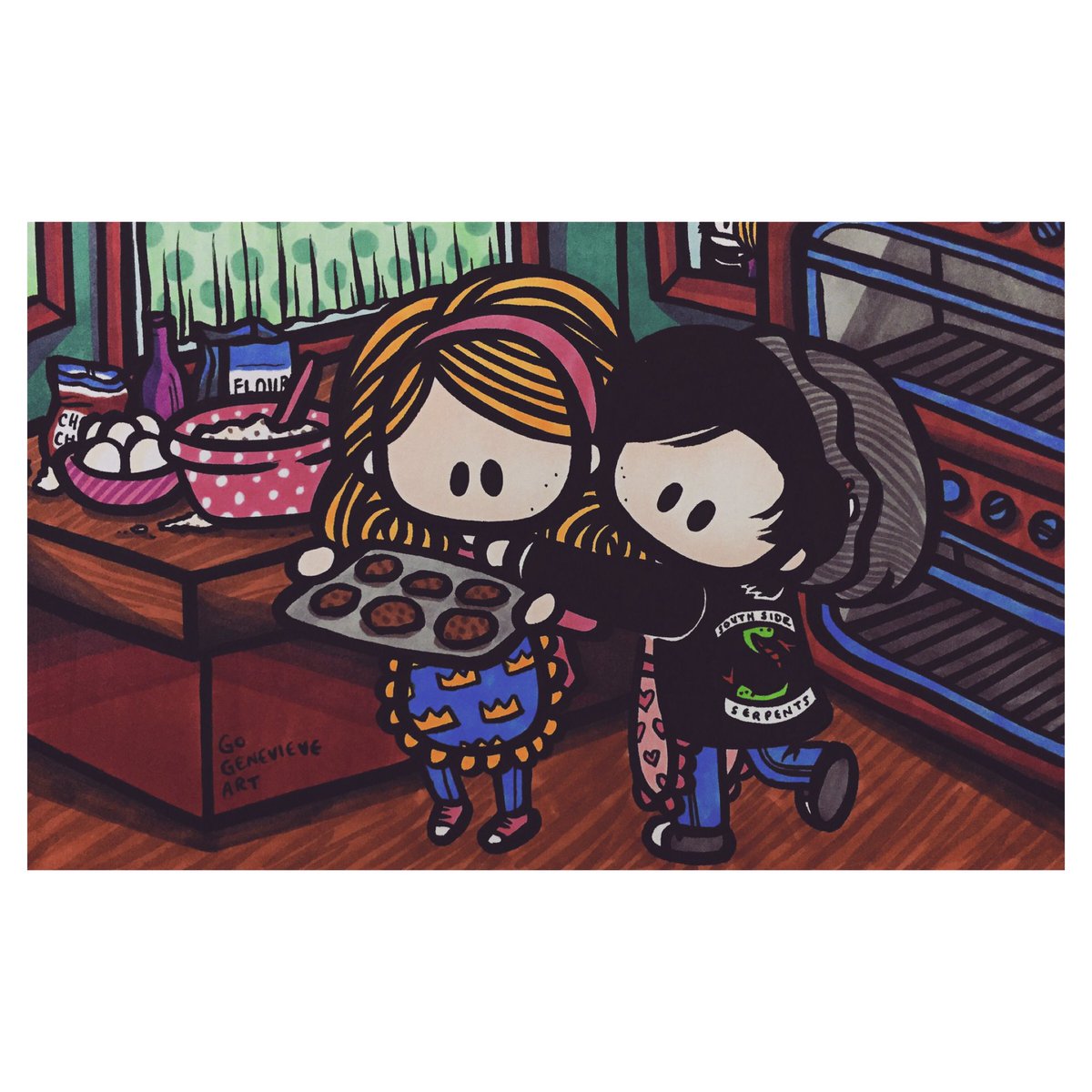 gogenevieve's tweet photo. Another one which combines several of your requests: Bughead Baking (and making a mess) (basically a lot of you wanted to see more domestic Bughead scenes haha) ✨
#bughead #betterforbugheadins3 #bugheadwishlist #bugheadedit #bugheadau #bakingbughead #domesticbughead #riverdale https://t.co/Jf7jRJPhr2