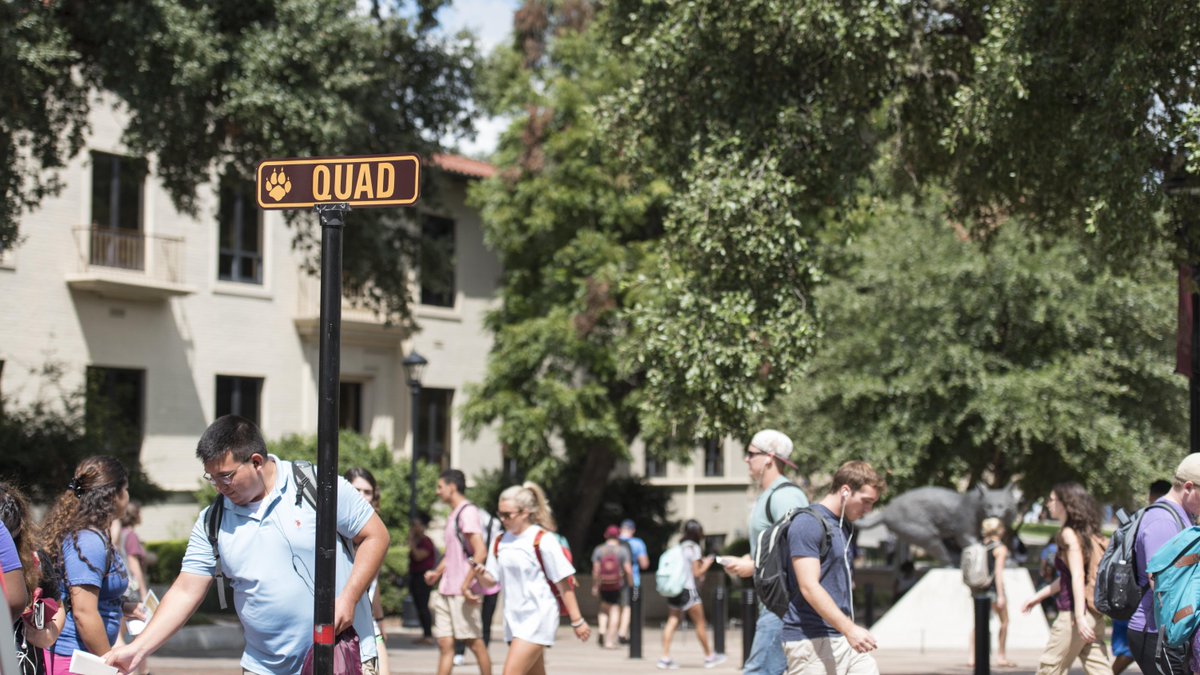 txst's tweet image. We can’t wait for our campus to bustle with Bobcats again when the first session of summer classes starts on June 4th! #txst
