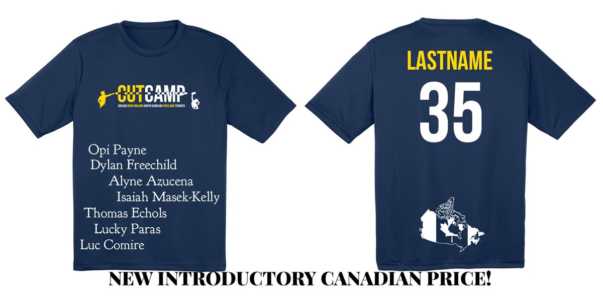 CUT CAMP TORONTO - AMAZING COACHES, SWEET JERSEYS, NEW PRICE!
Proud to announce a new intro price, our sweet Patagonia personalized jerseys, &amp; an outstanding coaching lineup!
Opi Payne
Dylan Freechild
Alyne Azucena
Isaiah Masek-Kelly
Thomas Echols
Lucky Paras
Luc Comire
#gothere