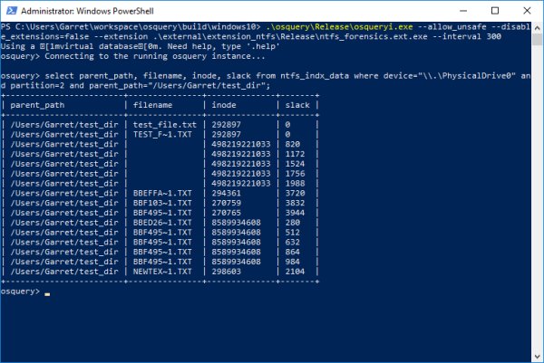 TheHackersNews's tweet image. Collecting NTFS #forensic information with #osquery using a new extension released by @trailofbits blog.trailofbits.com/2018/05/28/col…